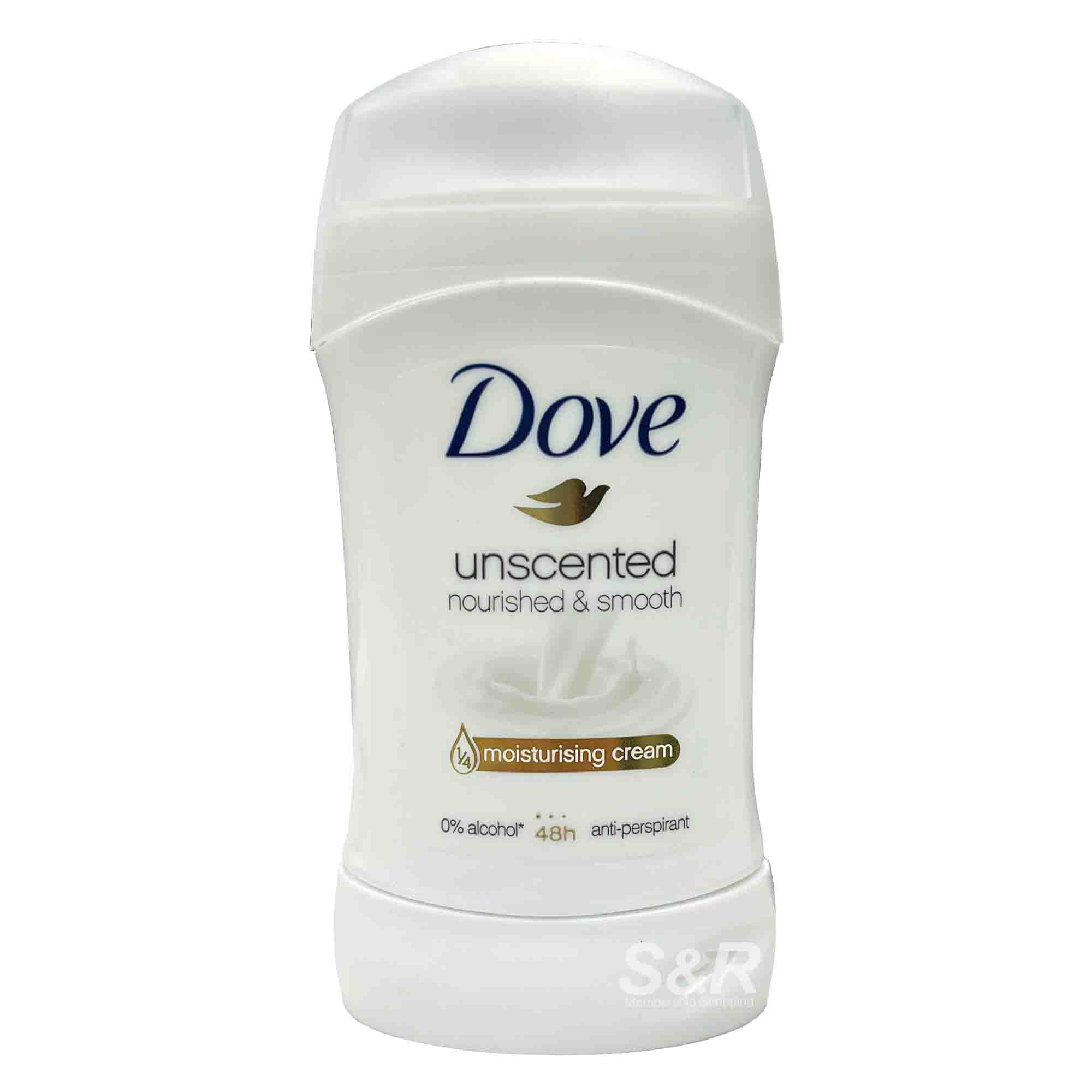 Dove Unscented Anti-perspirant Stick 40g